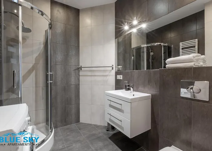 Appartement Blue Sky - W Centrum, Blisko Deptaka, Restauracji I Atrakcji Karpacza - Obroncow Pokoju 1d *